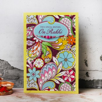 Lovely Raksha Bandhan Card