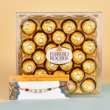 rakhi with chocolate online