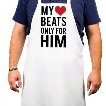 Love Quote Printed Apron for Him