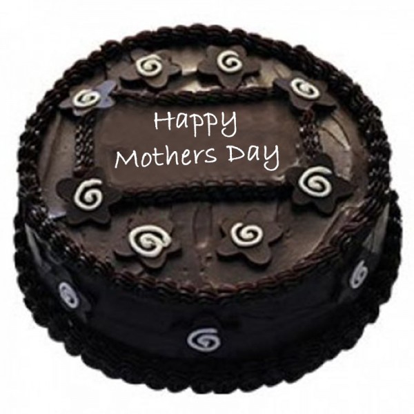 Dark Chocolate Cake Eggless For Mom