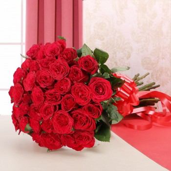 40 Red Roses Bunch