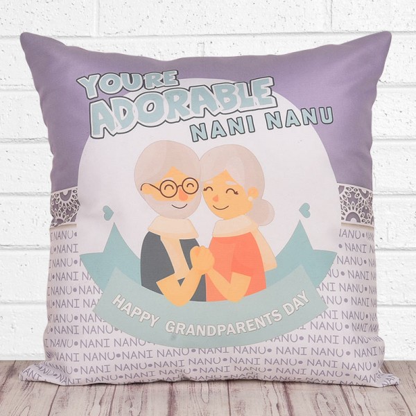 Designer Printed Cushion for Nana Nani