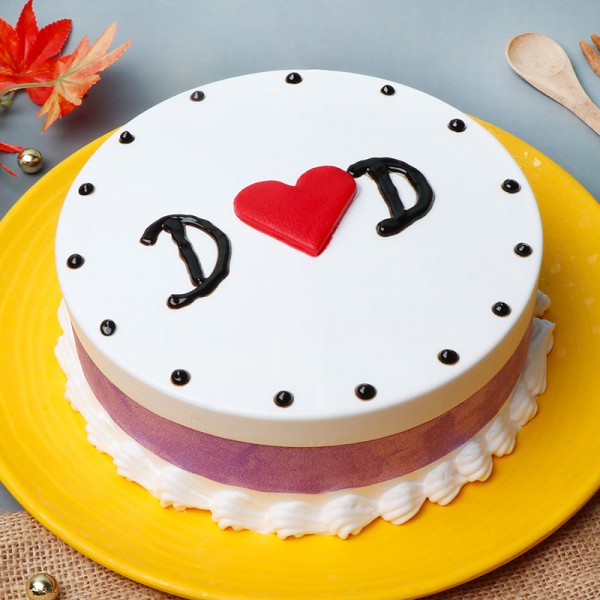 Heart Shaped Butterscotch Cake - Gifts Destination — giftsdestination
