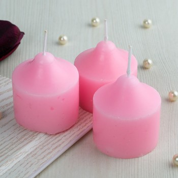 Pink Color Scented Candle