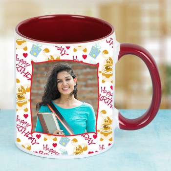 Personalised Photo Coffee Mug for Girlfriend Birthday