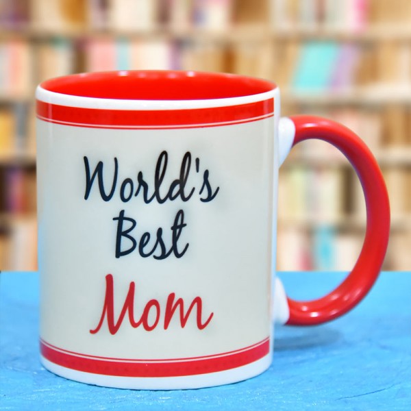 Worlds Best Mom Printed Coffee Mug
