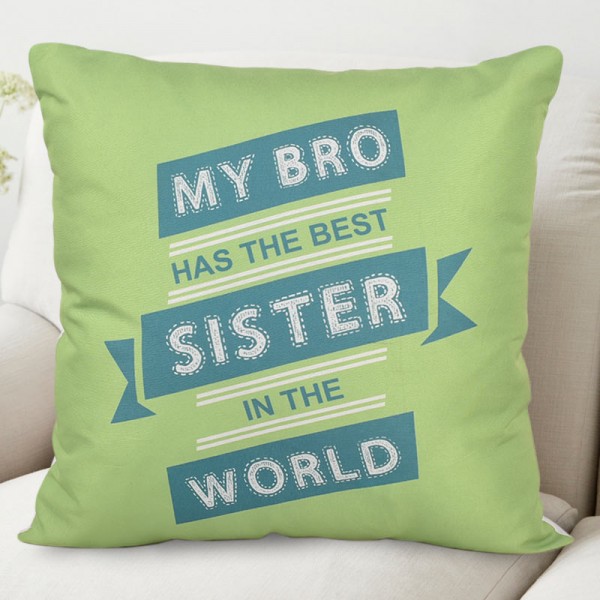 Printed Cushion for Sister