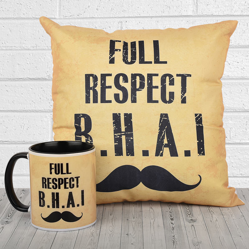 Printed Quote Mug and Cushion for Brother