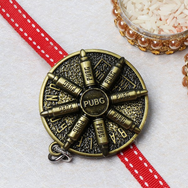 Antique Oxidised PUBG Rakhi