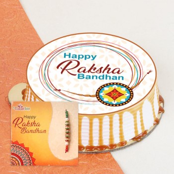 Happy Raksha Bandhan Cake