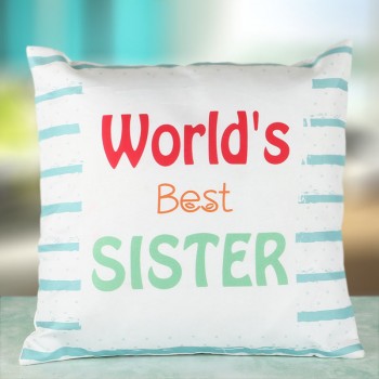 Best Sister Printed Cushion