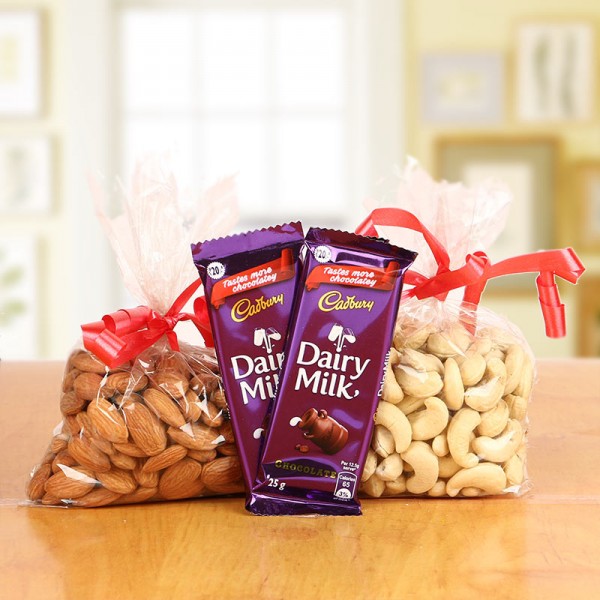 200g Dry fruits with Dairy Milk