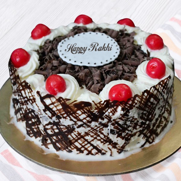 Half Kg Black Forest Cake for Rakhi