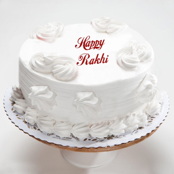 Rakhi Vanilla Eggless Cake
