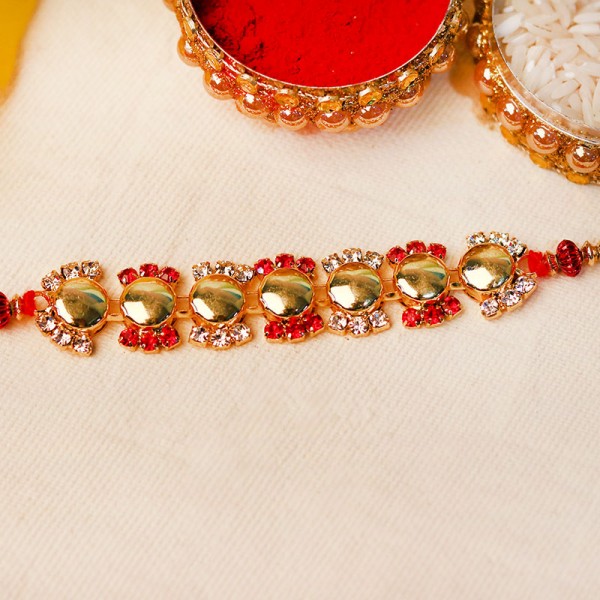 Regal Golden Rakhi