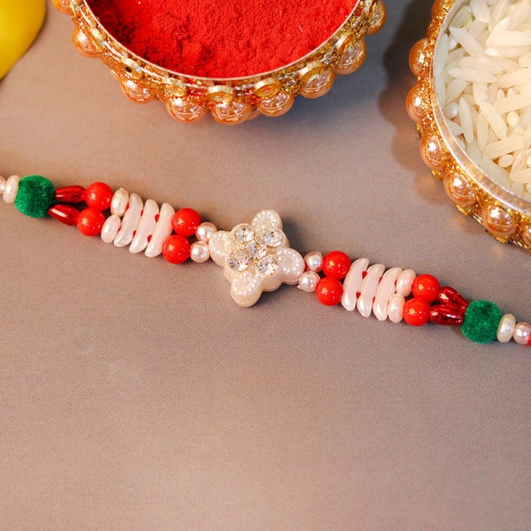 Patriotic Pearl Rakhi 