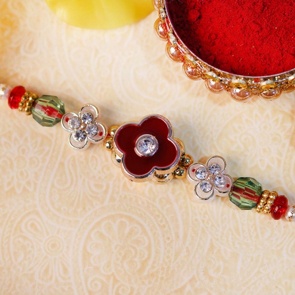 Blooming Floral Rakhi for Bhai 