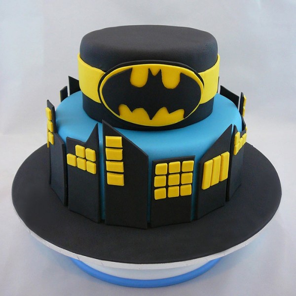 Batman Round Cake - Mr T's Bakery