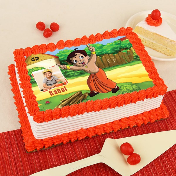 Buy Chota Bheem Kids Eggless Photo Cake Kanpur Gifts