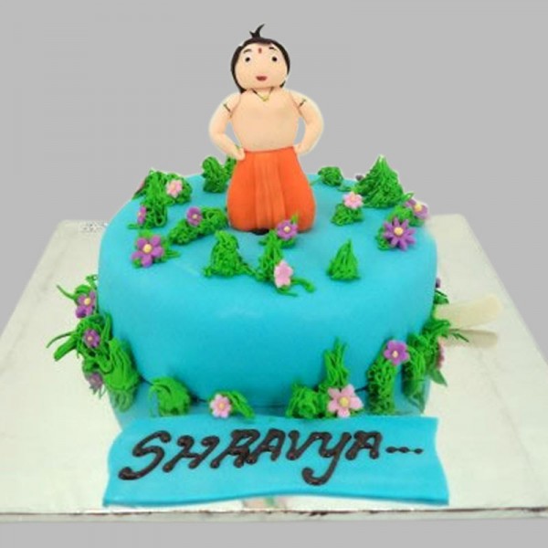 Send Clever Chota Bheem Cake Gifts To kakinada