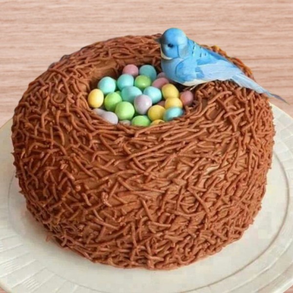 One Kg Birds Theme Designer Chocolate Fondant Cake