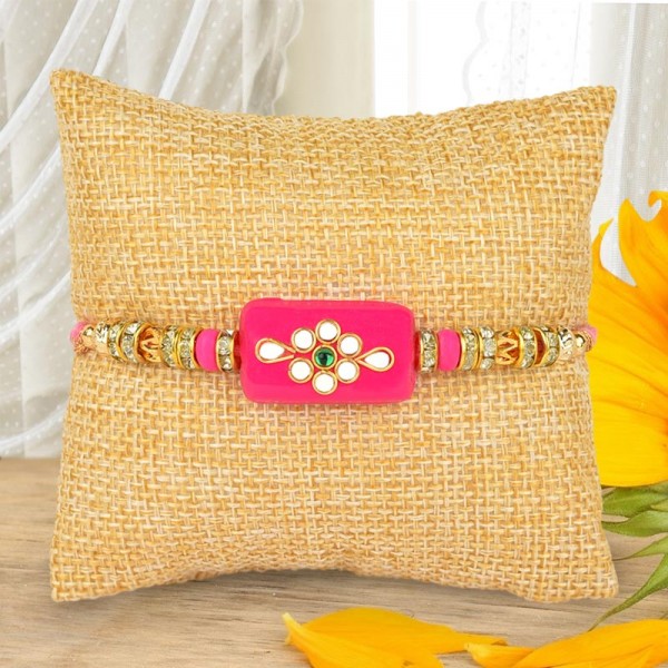 Classy Kundan Rakhi
