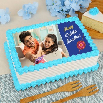 Online Rakhi With Cake