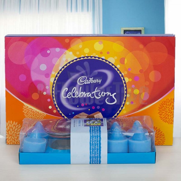 Scented Candles with Cadbury Celebration
