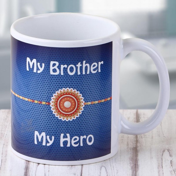 Rakhi Printed Mug for Brother