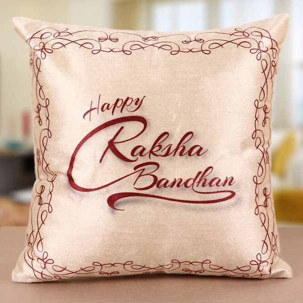 Raksha Bandhan Cushion for Brother and Sister