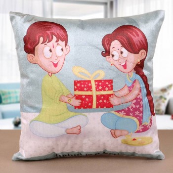 personalised cushion for rakhi online