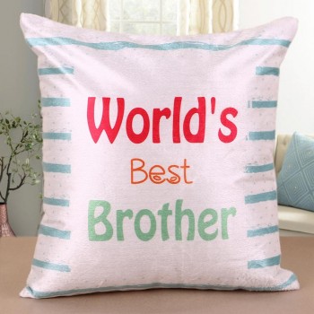 Best Brother Printed Cushion