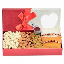 Sameday Rakhi with Dryfruits Delivery