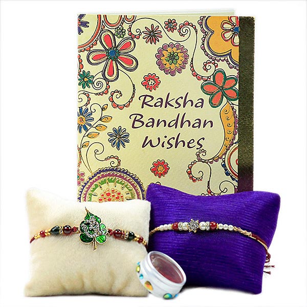 Traditional Rakhis with Card