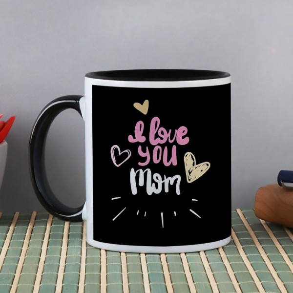 Designer Black Mug for Mom