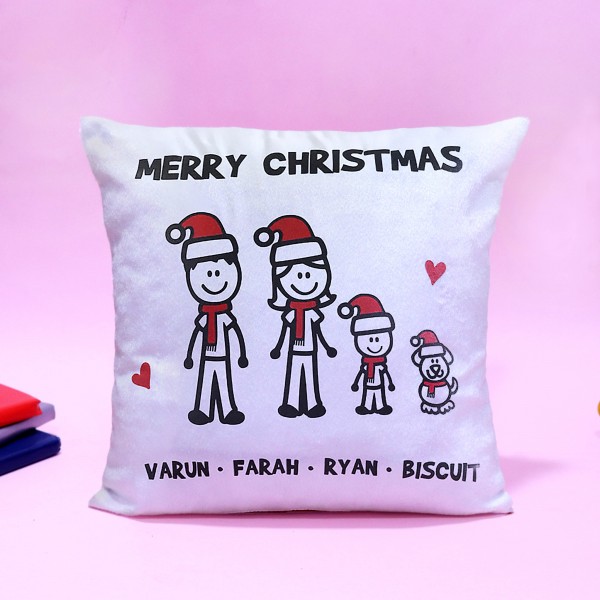 Christmas Wishes Cushion MyFlowerTree