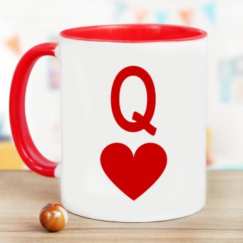 Q Printed Coffee Mug