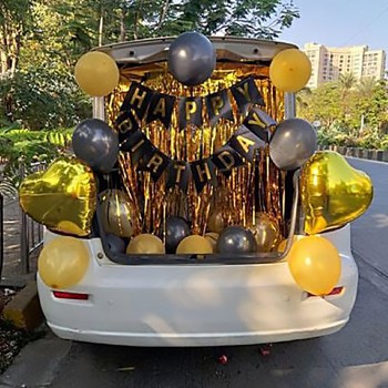 Birthday Balloon Car Boot Decor