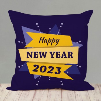 New Year Printed Cushion