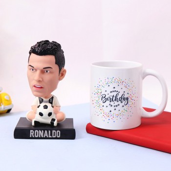 Ronaldo N Birthday Mug Combo