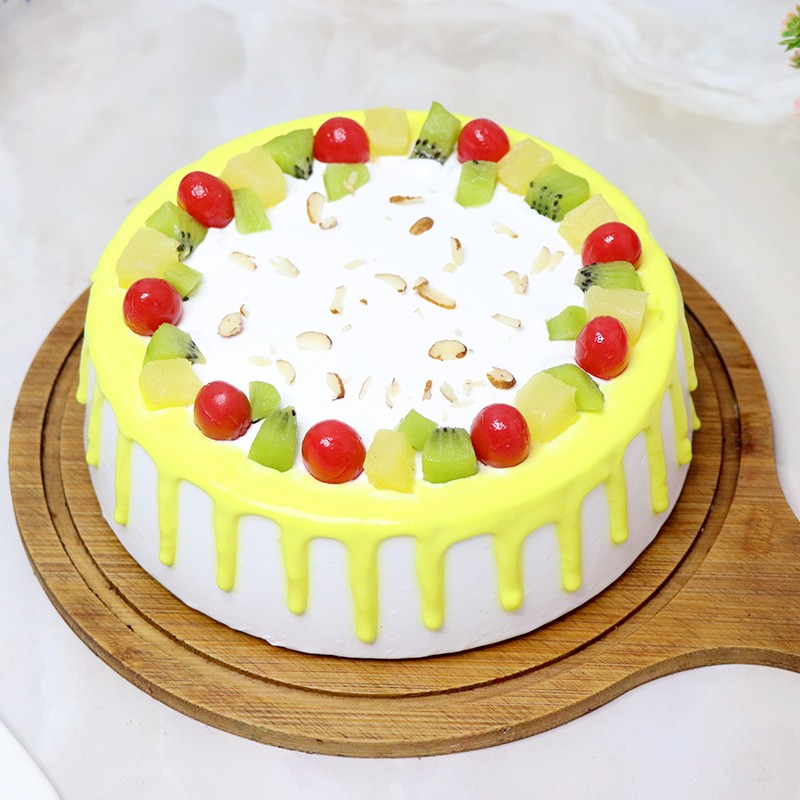 Half Mixed Fruit Pineapple Cake