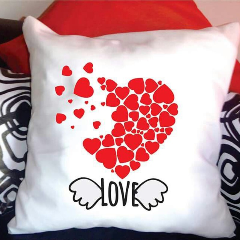 Love Message Decorative Cushion