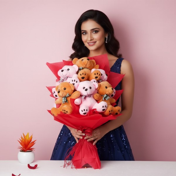 Bouquet of Teddies