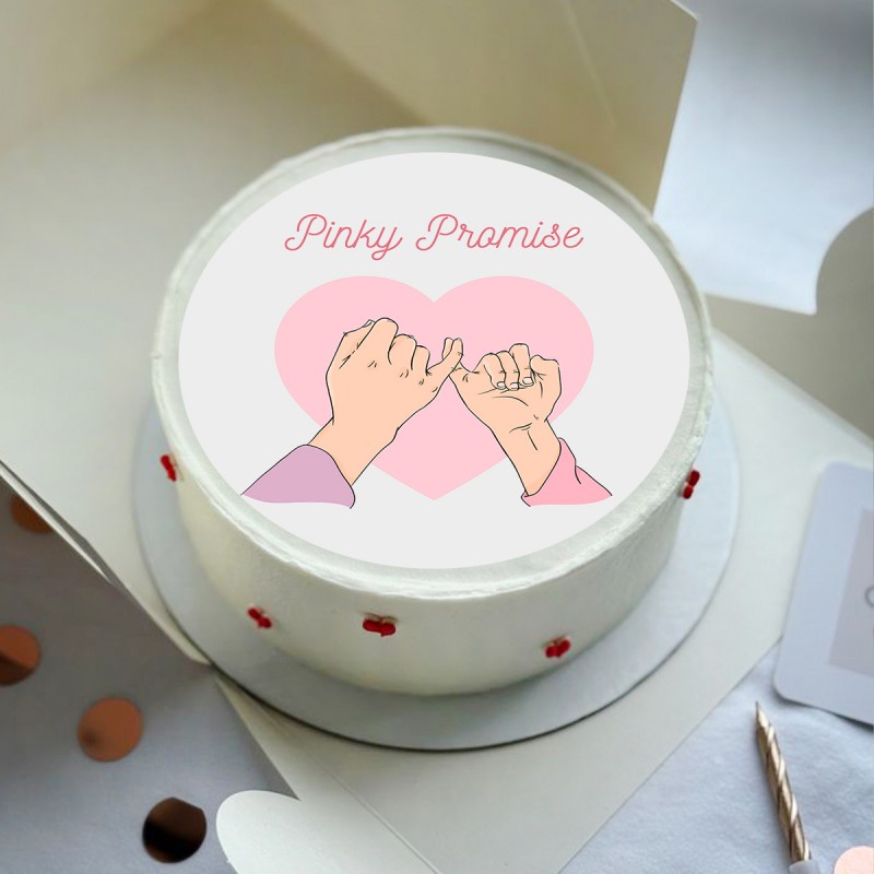 Happy Promise Day Cake