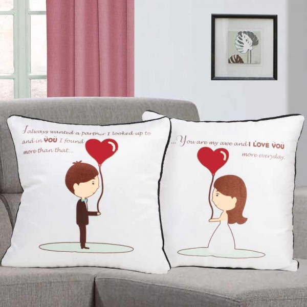Printed Cushions for Couple
