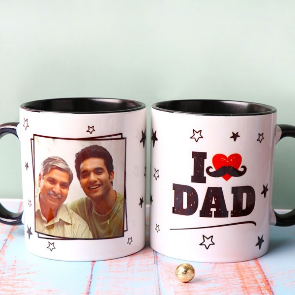 I Love Dad Personalised Mug