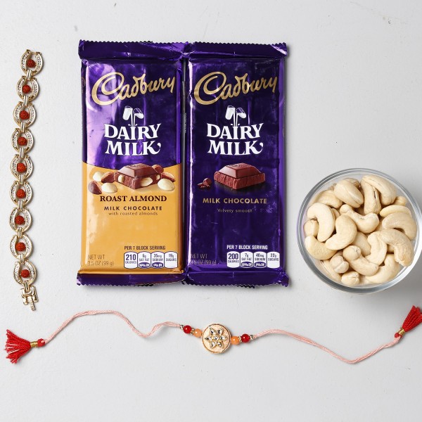 Ravishing Rakhis With Cashews And Cadbury