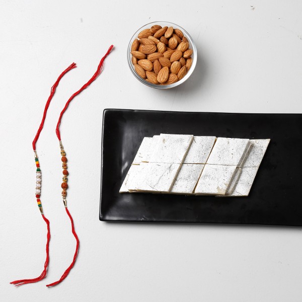 Kaju Katli Special Rakhi Combo