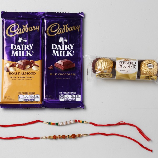Chocolaty Rakhi Set Of Two