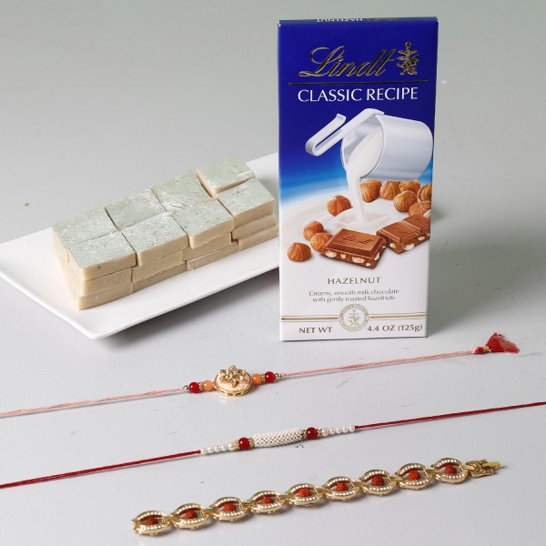 Unique Rakhi Celebration With Sweets And Lindt